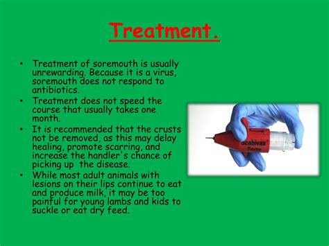 orf treatment humans.